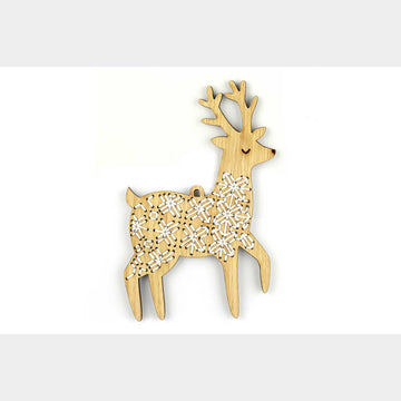 Reindeer Stitched Ornament Kit Primary Image