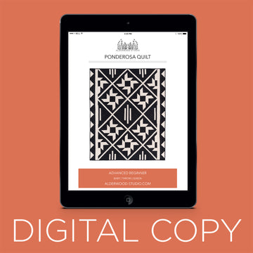 Digital Download - Ponderosa Quilt Pattern