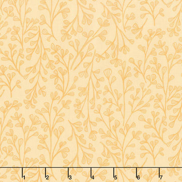Sunset Cottage - Leafsong Yellow Yardage
