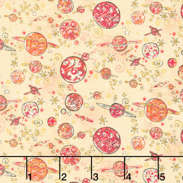 Orbit - Galaxy Yellow Yardage
