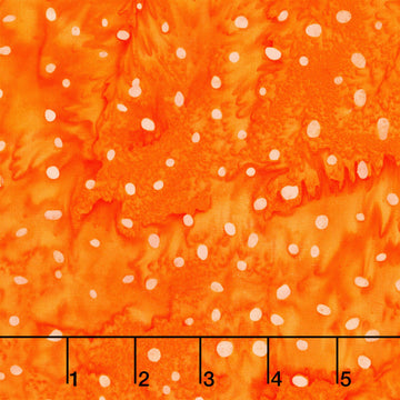 Speckles Batiks - Dots Goldfish Yardage