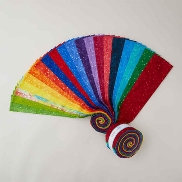 Speckles Batiks 2 1/2" Strips