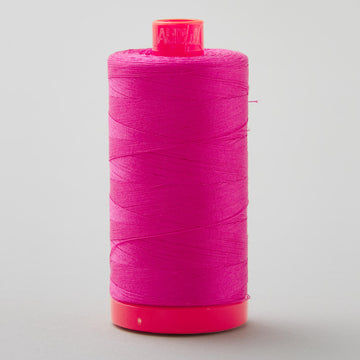 Aurifil 50 WT Cotton Mako Large Spool Thread Fuchsia