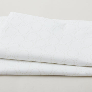 The Bright Side - Star Ovals White 2 Yard Cut