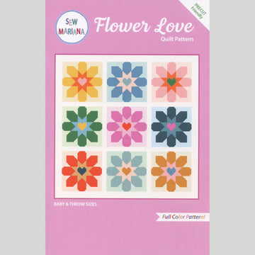 Flower Love Quilt Pattern