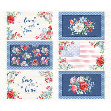 Americana - Patriotic Placemat Multi Digitally Printed Panel