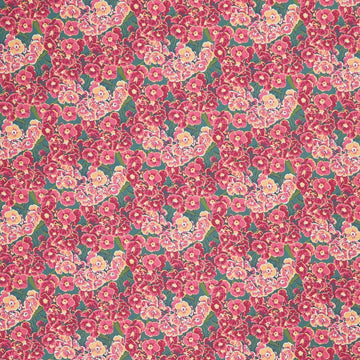 Flora & Felines - Dianthus Orange Yardage
