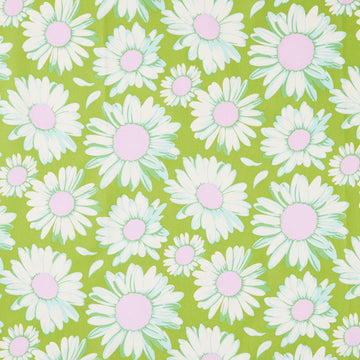 Daisy Crush - Sunshine Daisies Olive Yardage