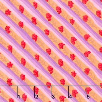 Kaffe Fassett: From the Archives - Diagonal Poppy Lavender Yardage