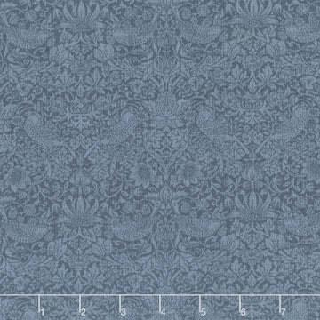The Trellis Palette - Tonal Strawberry Thief Inky Fingers Yardage