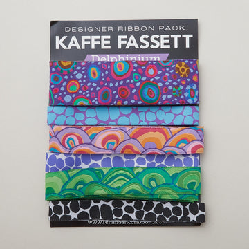Kaffe Fassett Designer Ribbon Pack - Delphinium