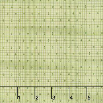 Love Bugs - Textured Dots Green Yardage