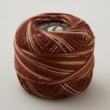 Missouri Star #8 Variegated Perle Cotton 10 Gram Ball - Brown (823)