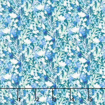Lovelies - Beatrice Teal Yardage