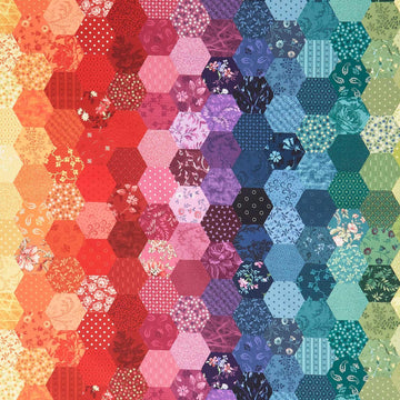 Patrick's Promise - Hexagon Multi 108" Wide Backing