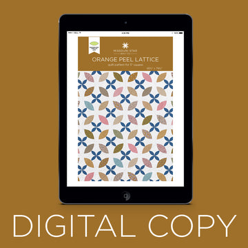 Digital Download - Orange Peel Lattice Quilt Pattern by Missouri Star