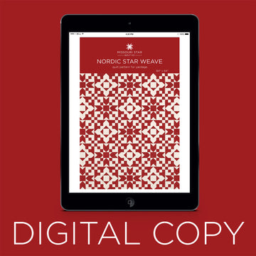 Digital Download - Nordic Star Weave Quilt Pattern by Missouri Star