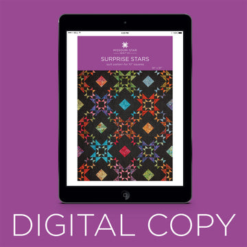 Digital Download - Surprise Stars Quilt Pattern by Missouri Star