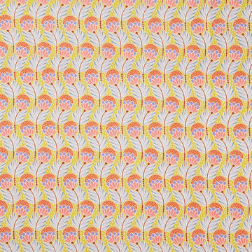 Shooting Star - Bouncy Blooms Saffron Yardage