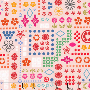 Yesterday - High Score Blush Yardage