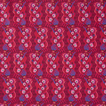 Allegory - Tambourine Magenta Yardage