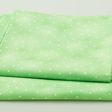 Fabric Market Favorites - Peapod White Dots 2 Yard Cut
