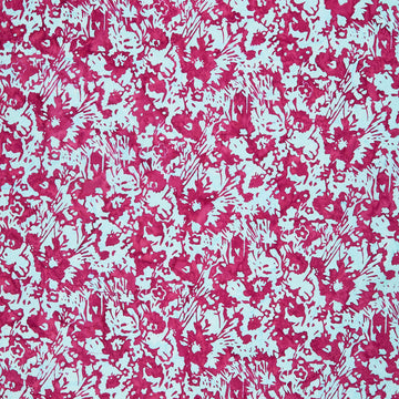 Artisan Batiks - Sweet Blossoms Packed Flowers Berry Yardage