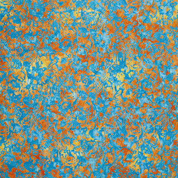 Artisan Batiks - Sweet Blossoms Packed Flowers Tiger Lily Yardage