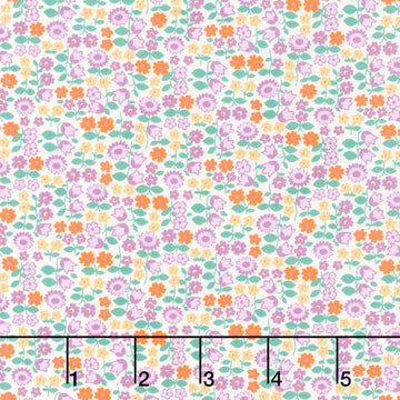 Darlene's Favorites - Mixed Florals Lavender Yardage