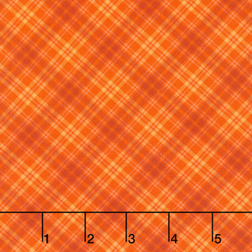 Fabric Market - Diagonal Plaid Sienna Yardage