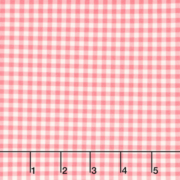 Fabric Market - Gingham Check Honeysuckle Yardage