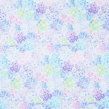 Dream - Packed Hydrangea Bloom Digitally Printed Yardage