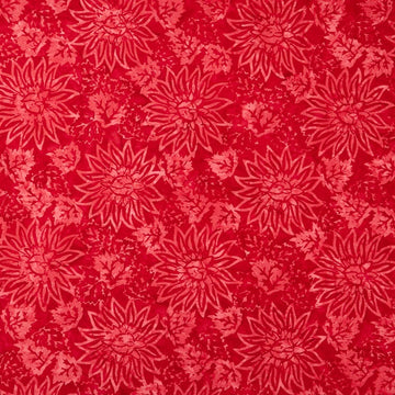Tonga Batiks - Geranium Floral Bursts Dahlia Yardage