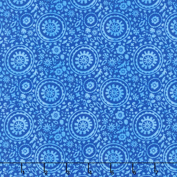 Indigo Lane - Medallions Indigo Yardage