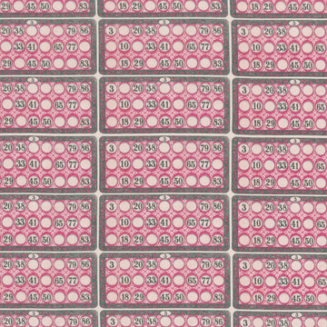 Eclectic Elements - Palette Pink Numbers Yardage
