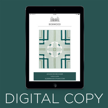 Digital Download - Boxwood Quilt Pattern