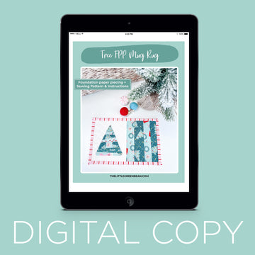 Digital Download - Tree FPP Mug Rug Pattern Primary Image