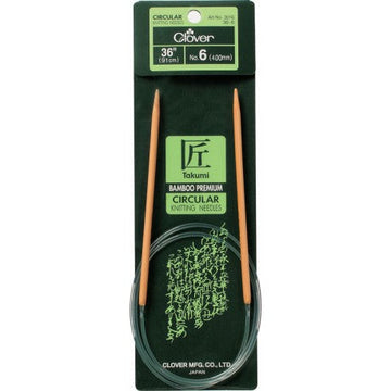 Clover 36" Takumi Circular Knitting Needles