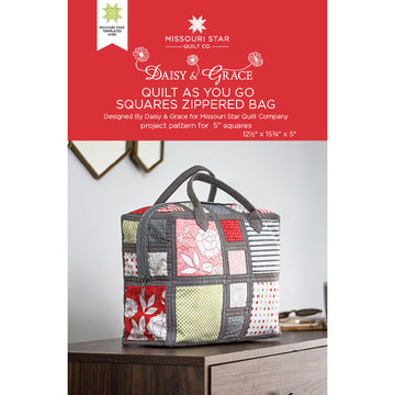 Quilt As You Go Squares Zippered Bag by Missouri Star