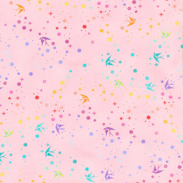 Tula Pink's True Colors - Fairy Dust Blush Yardage Primary Image