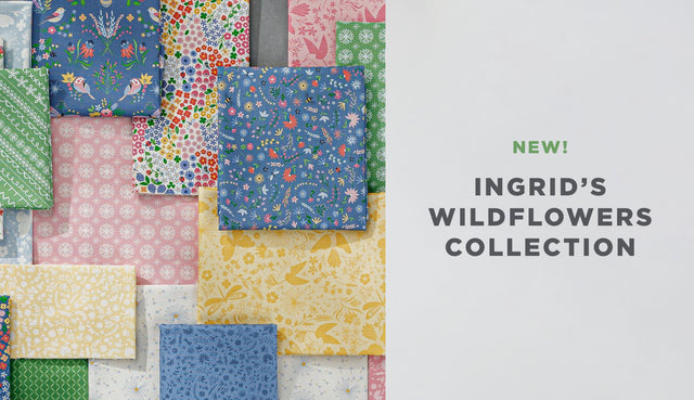 Shop the expanded collection of sewing room organization products, embroidery kits, and more from the expanded Ingrid's Wildflowers collection, a Missouri Star Exclusive!