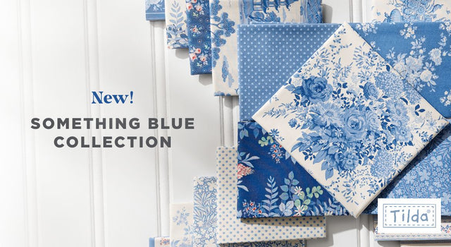 Something Blue Fabric Collection by Tilda