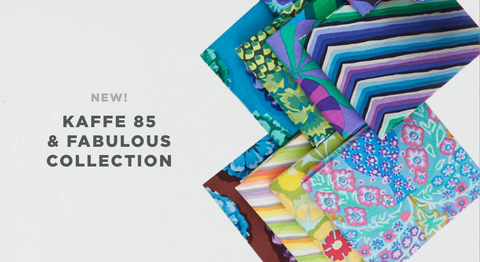 Shop  Kaffe Fasset's 85 & Fabulous fabric collection here.