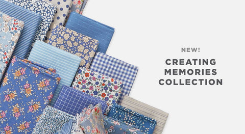 Shop precuts & yardage from the Creating Memories collection by Tone Finnanger for Tilda Fabrics.