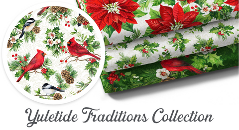 Yuletide Traditions Fabric Collection