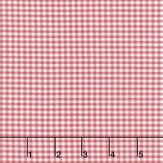 Creating Memories - Winter Woven Gingham Red Yardage