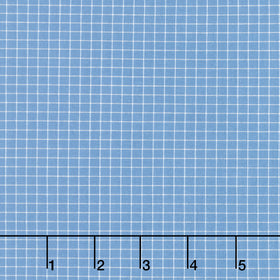 Creating Memories - Summer - Woven Plaid Blue Yardage Primary Image