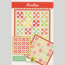 Rosehips Quilt Pattern Primary Image