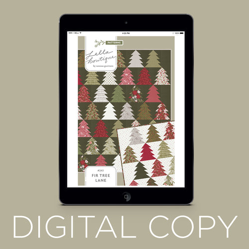 Digital Download - Fir Tree Lane Quilt Pattern