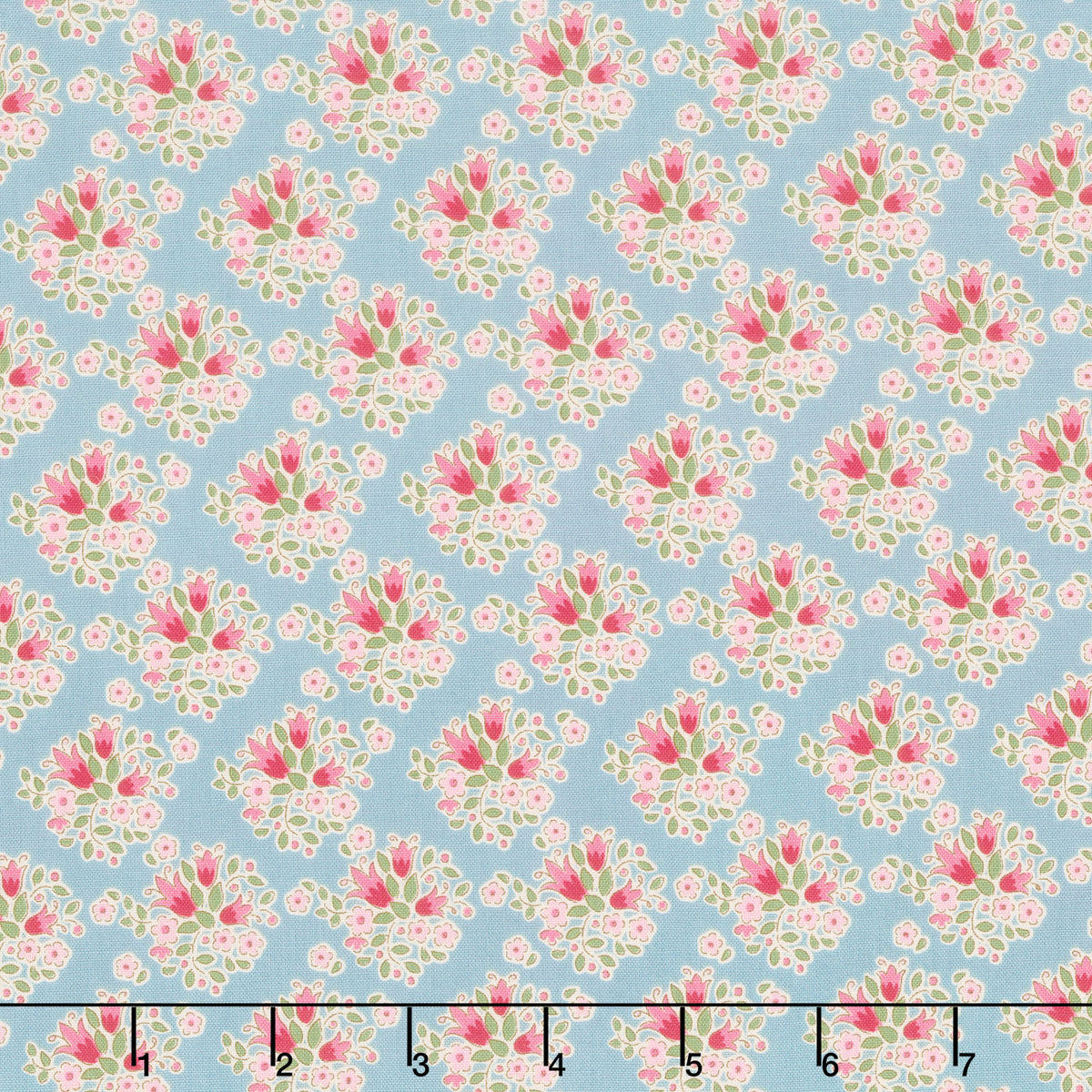 Creating Memories - Summer - Lulu Blue Yardage Primary Image